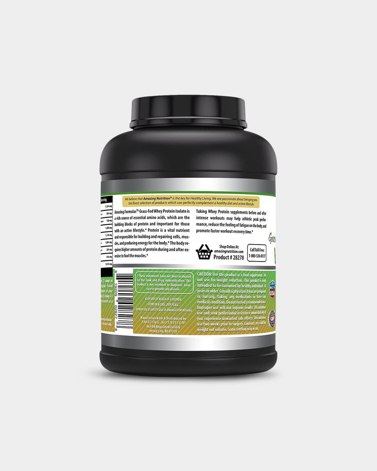 Amazing Nutrition Amazing Formulas Grass-Fed Whey Isolate