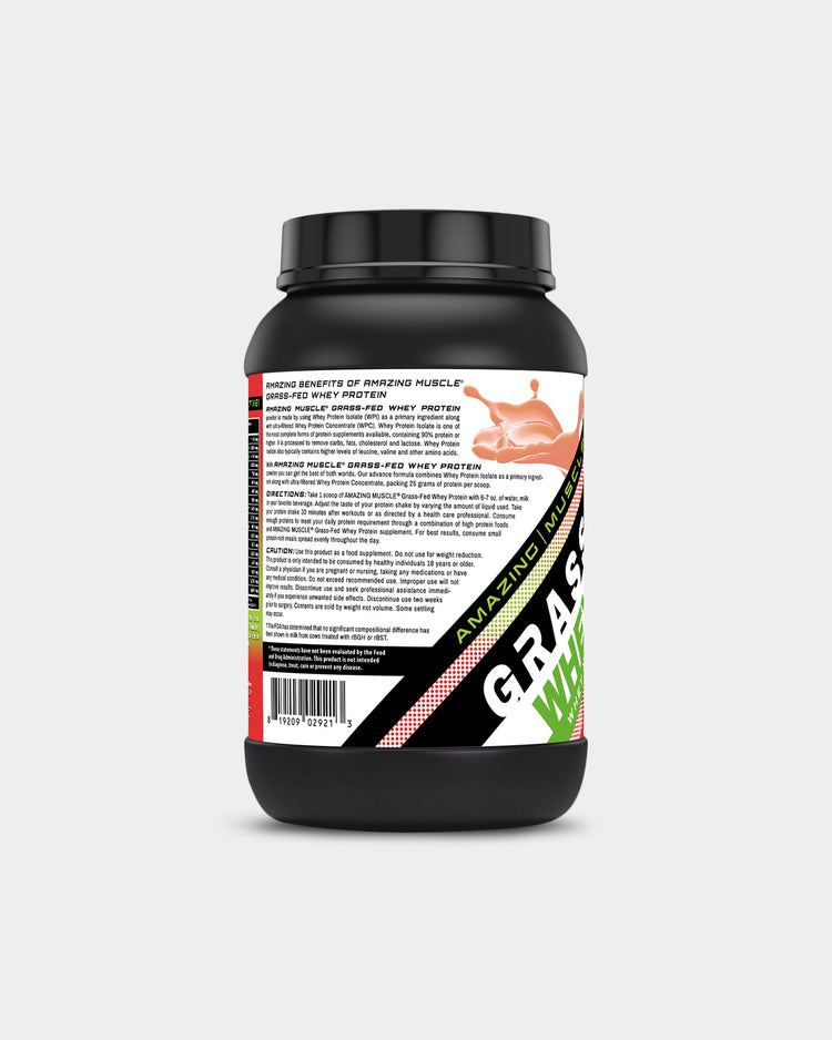 Amazing Muscle Grass Fed Whey Protein