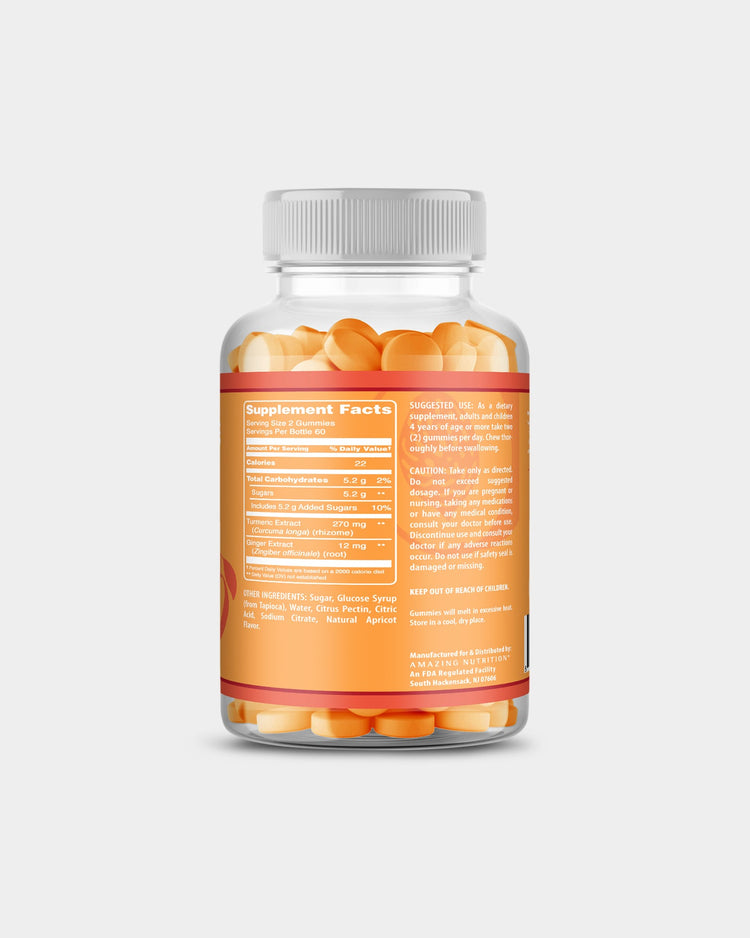 Amazing Nutrition Amazing Gummies Turmeric Curcumin & Ginger
