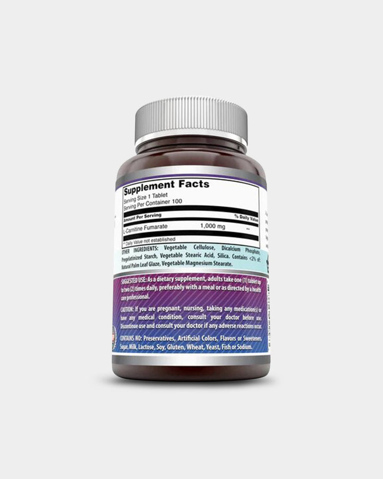 Amazing Nutrition Amazing Formulas L-Carnitine 1000 Mg
