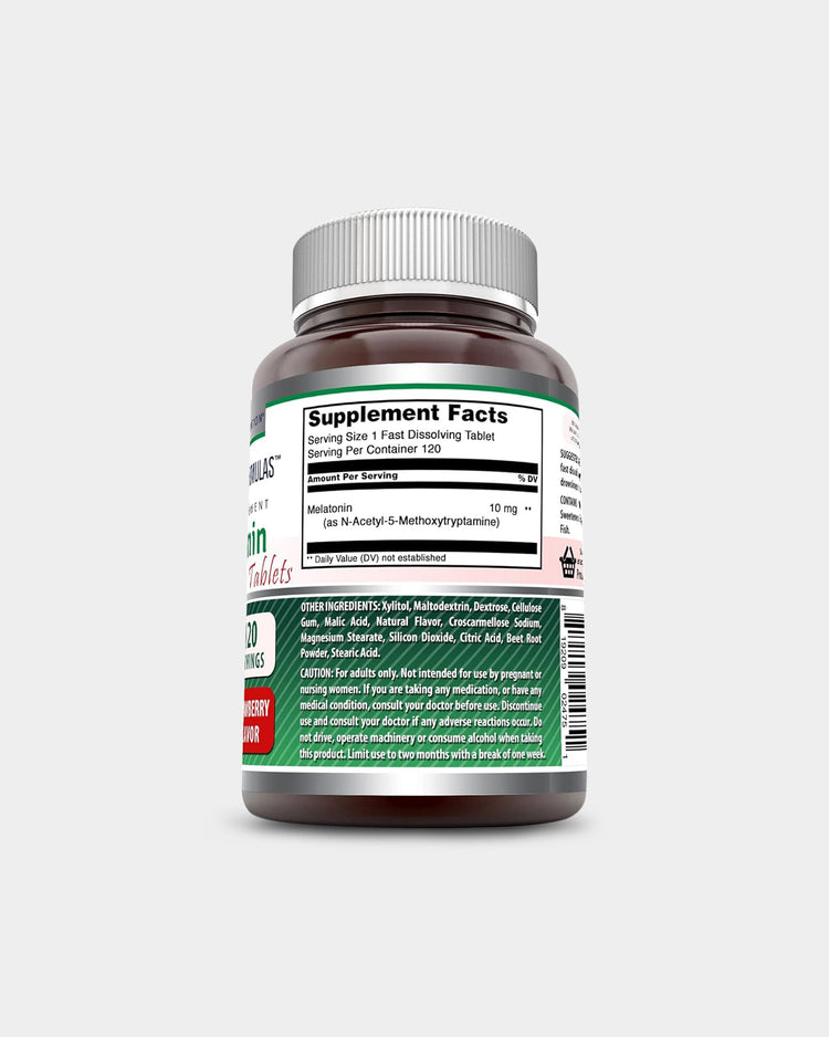 Amazing Nutriton Amazing Formulas Melatonin - Fast Dissolving 10 MG