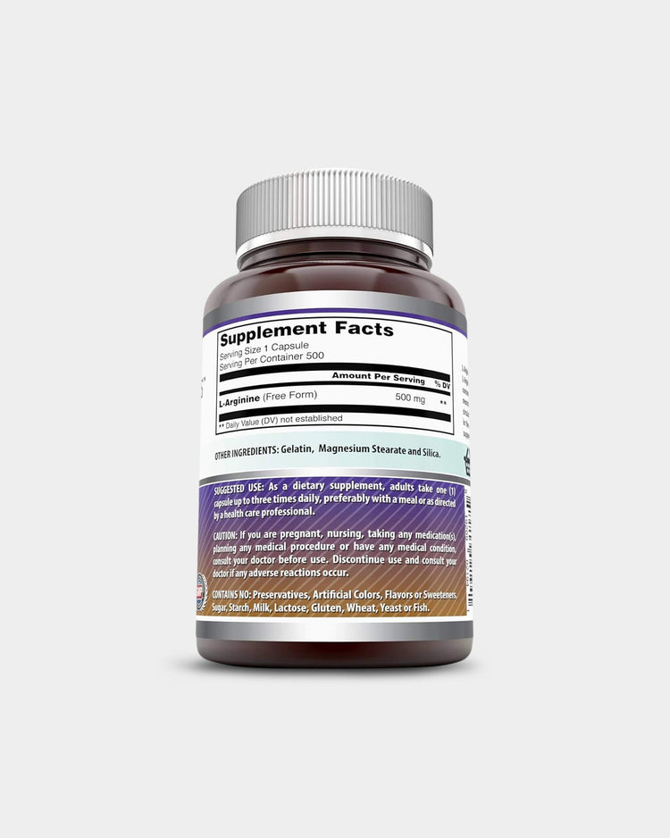 Amazing Nutrition Amazing Formulas L-Arginine 500 Mg