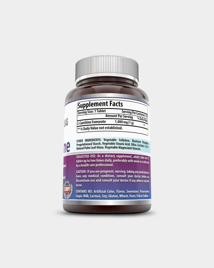 Amazing Nutrition Amazing Formulas L-Carnitine 1000 Mg