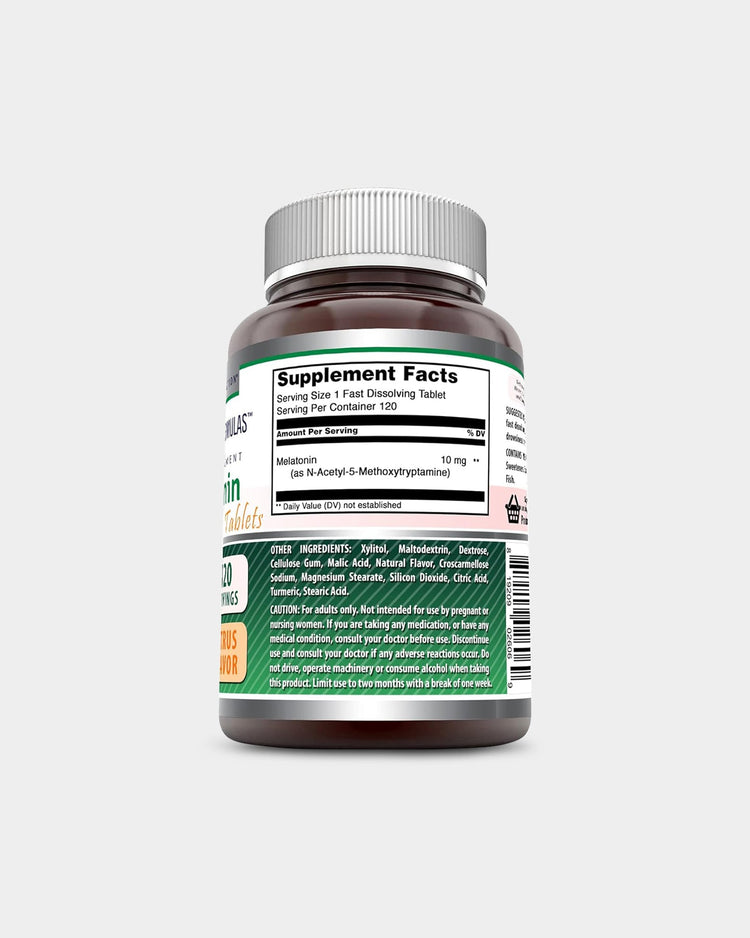 Amazing Nutriton Amazing Formulas Melatonin - Fast Dissolving 10 MG