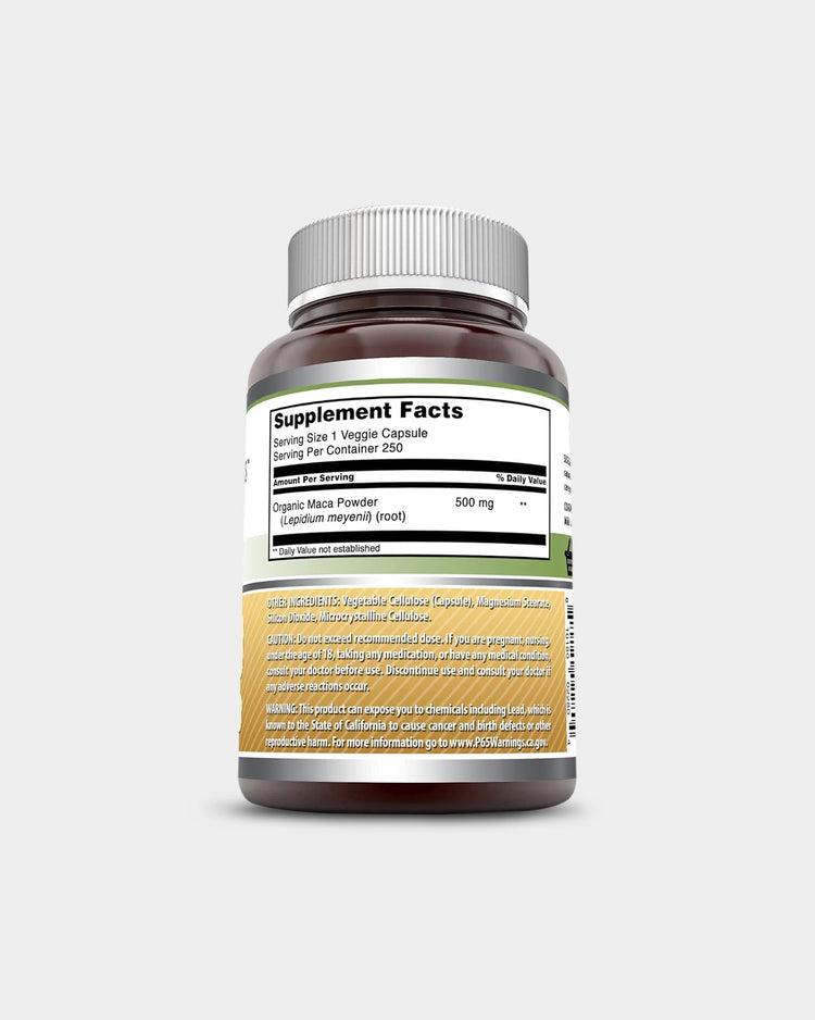 Amazing Nutrition Amazing Formulas Maca 500 Mg