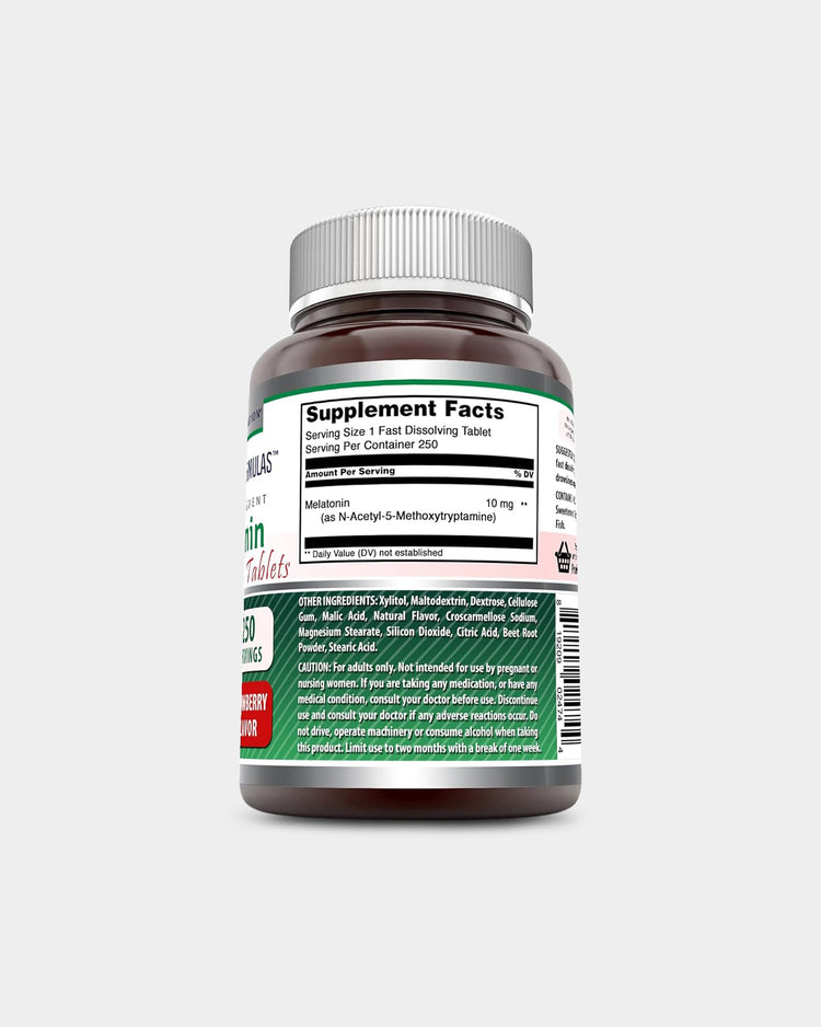 Amazing Nutriton Amazing Formulas Melatonin - Fast Dissolving 10 MG