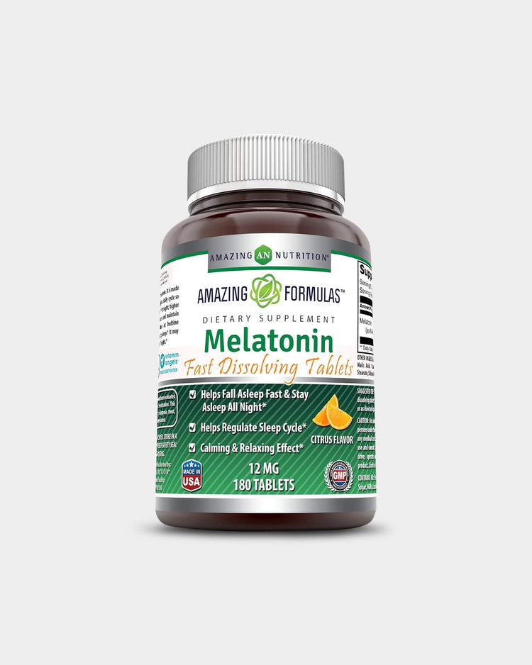 Amazing Nutrition Amazing Formulas Melatonin - Fast Dissolving 12 MG