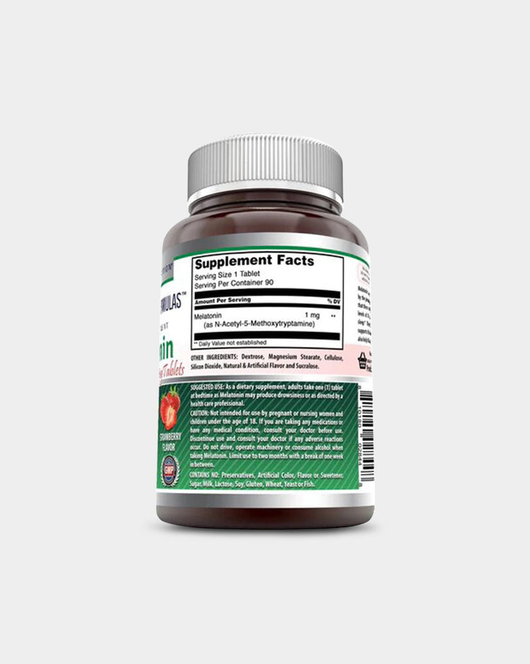 Amazing Nutrition Amazing Formulas Melatonin - Fast Dissolving 1 MG
