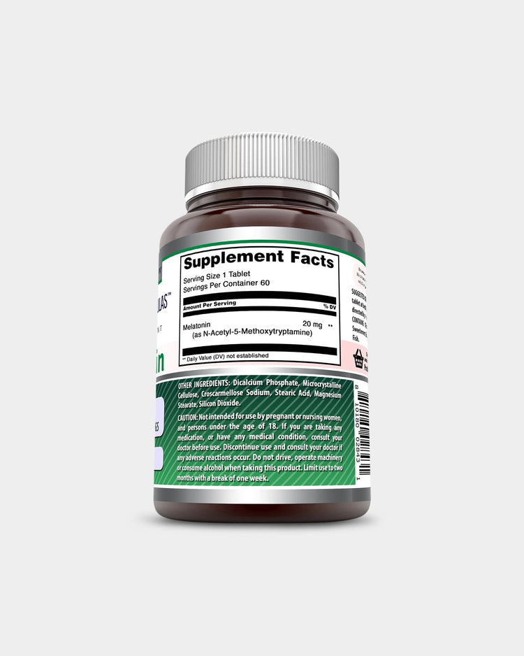 Amazing Nutrition Amazing Formulas Melatonin 20 MG