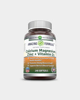 Amazing Nutrition Amazing Formulas Calcium Magnesium Zinc with Vitamin D3
