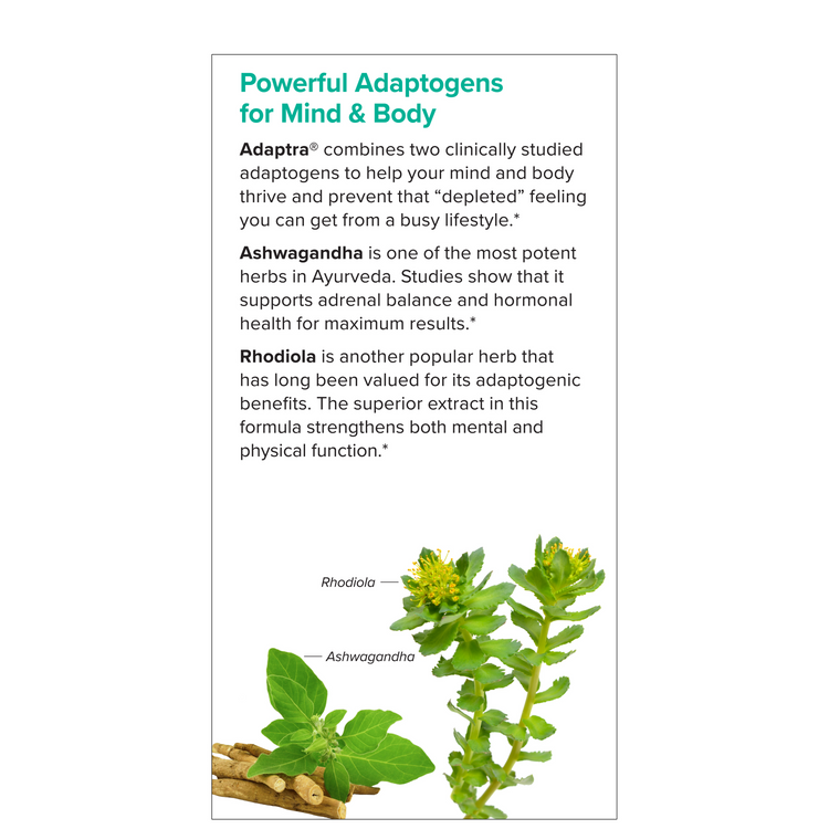 Terry Naturally ADAPTRA Ashwagandha & Rhodiola
