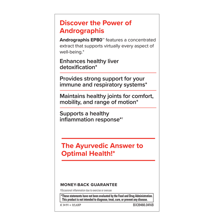 Terry Naturally Andrographis EP80 Extra Strength