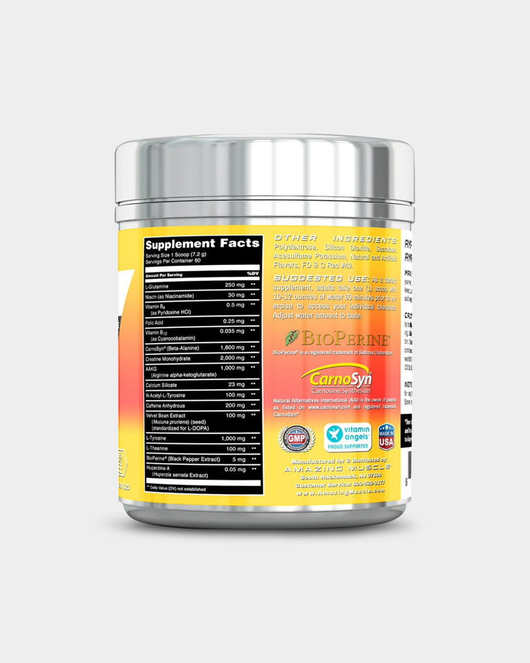 Amazing Muscle Max Boost- Advanced Pre-Workout Formula with Sucralose
