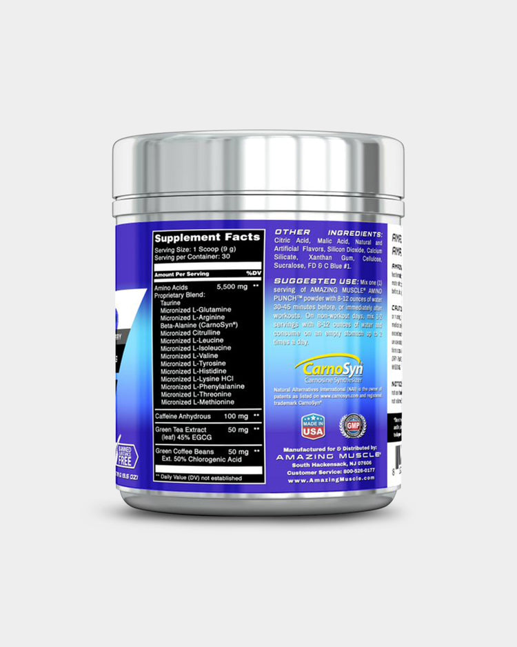 Amazing Muscle Amino Punch with Sucralose