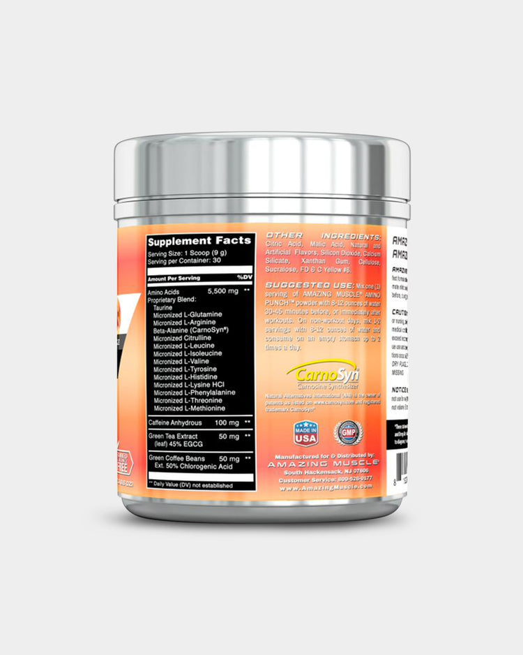 Amazing Muscle Amino Punch with Sucralose