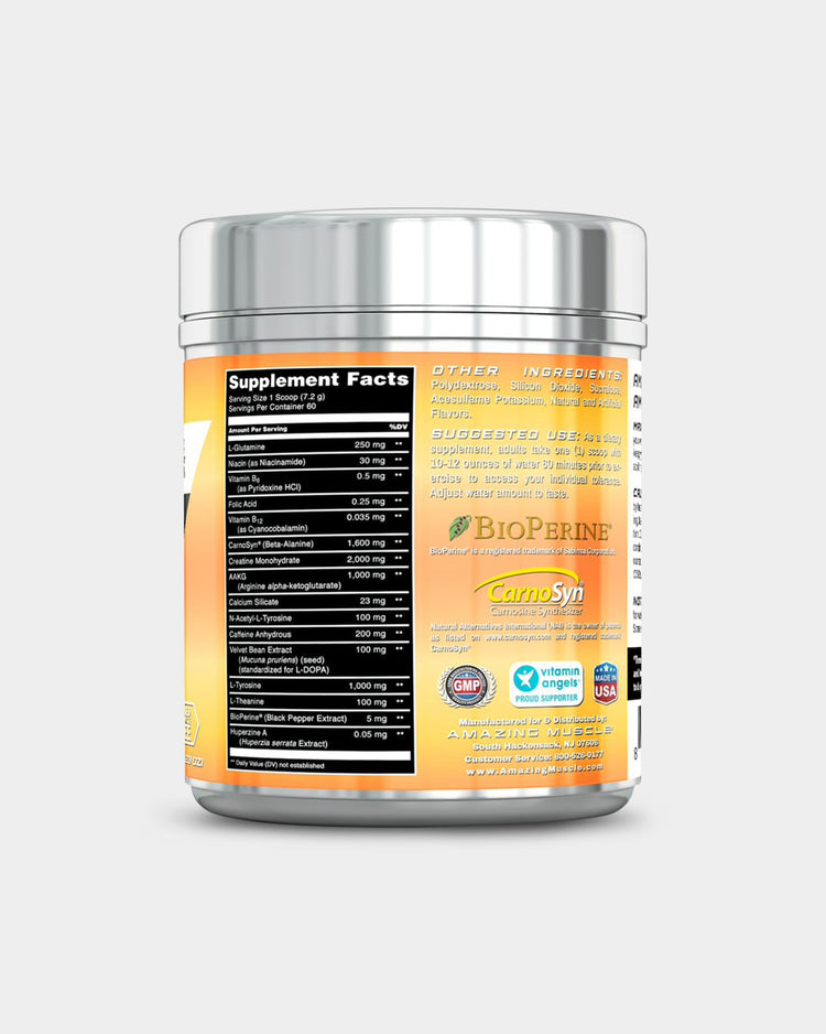 Amazing Muscle Max Boost- Advanced Pre-Workout Formula with Sucralose