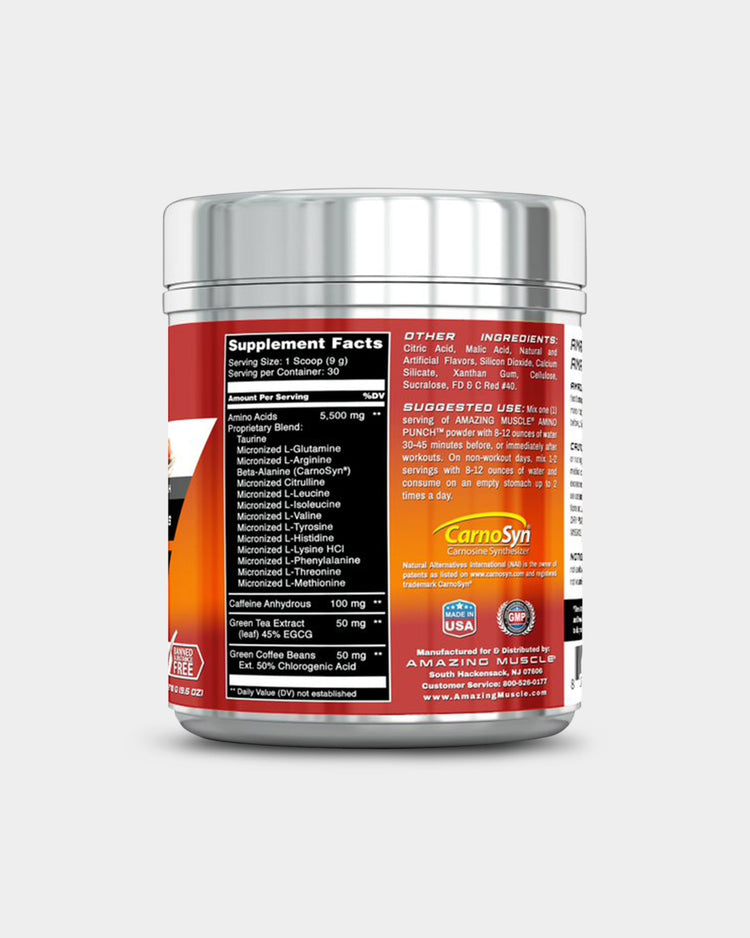 Amazing Muscle Amino Punch with Sucralose