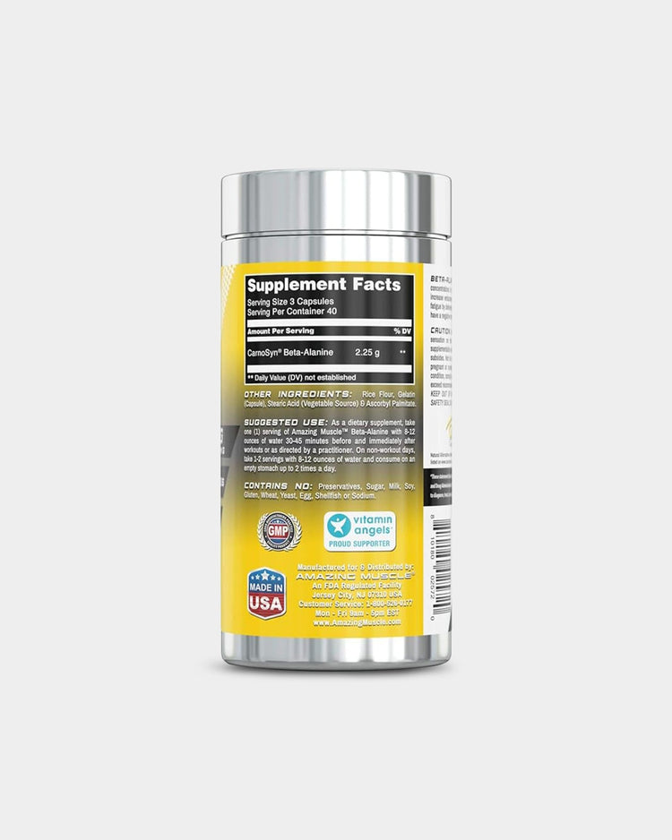 Amazing Muscle Beta-Alanine 1000mg