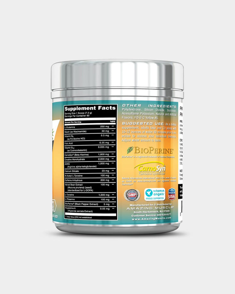 Amazing Muscle Max Boost- Advanced Pre-Workout Formula with Sucralose