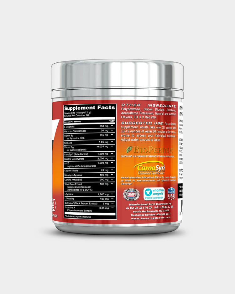 Amazing Muscle Max Boost- Advanced Pre-Workout Formula with Sucralose