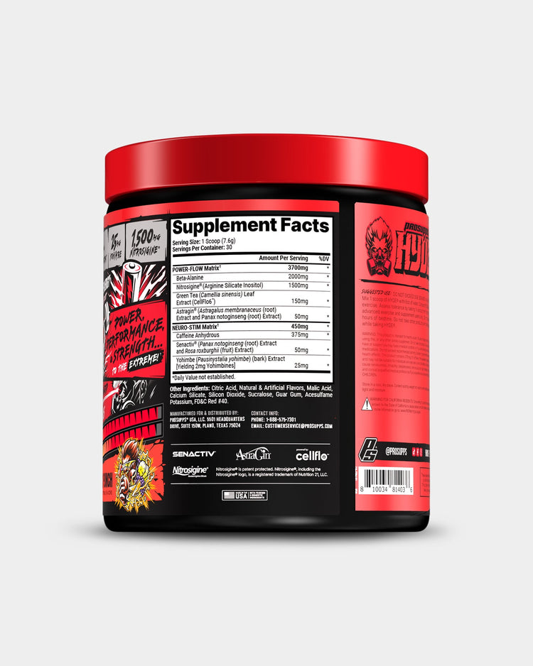 Pro Supps HYDE Pre Workout