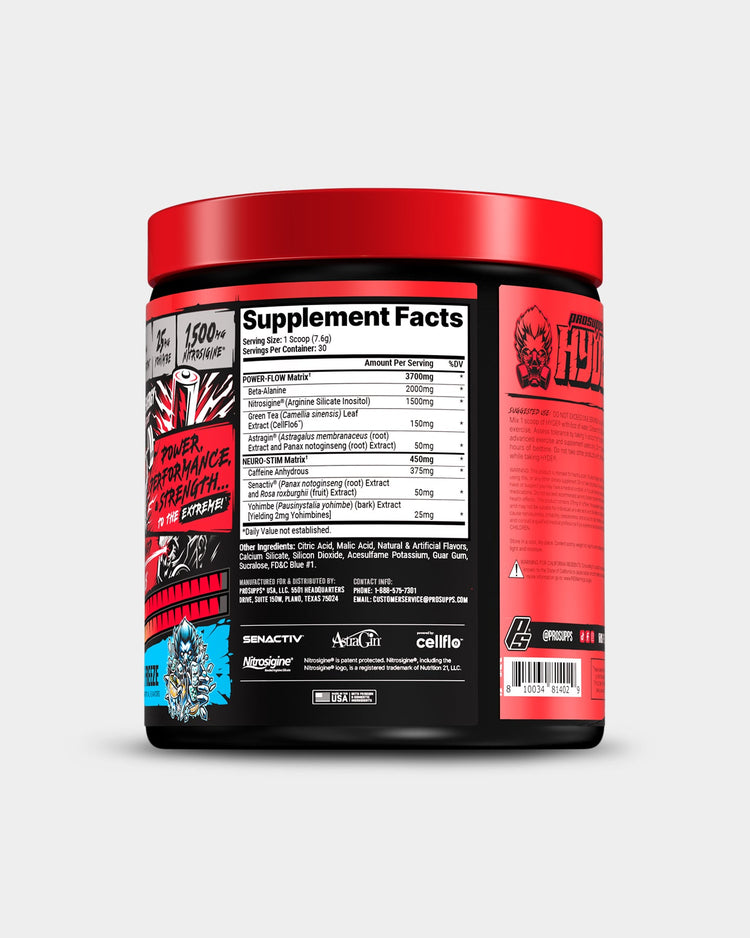 Pro Supps HYDE Pre Workout