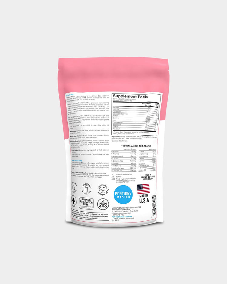 Portions Master Whey Isolate Protein