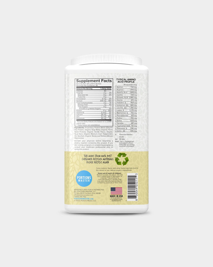 Portions Master Vegan Protein Blend