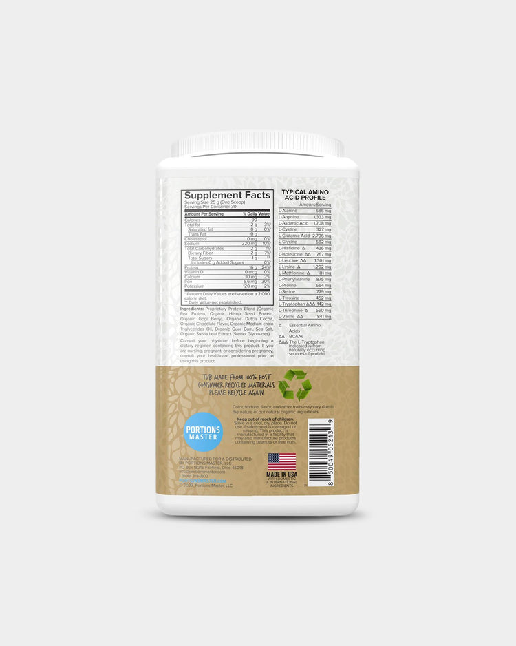 Portions Master Vegan Protein Blend