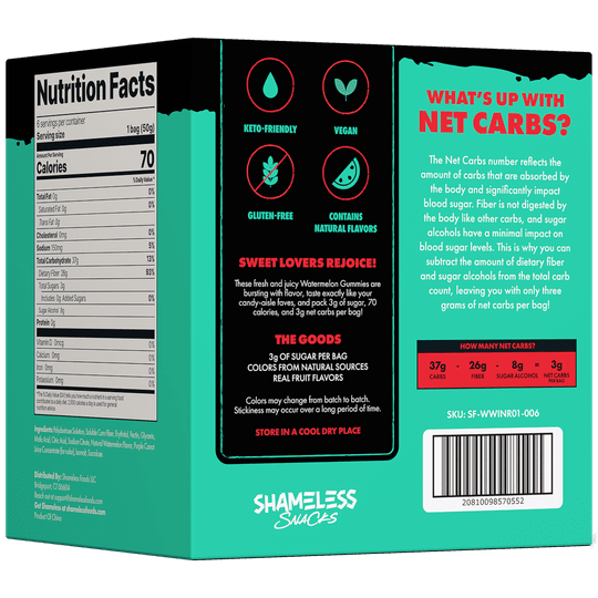 Gummy Candy by Shameless Snacks - Wassup Watermelon