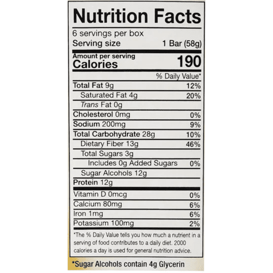 Keto Wise Snack Bars - Chocolate Cookie Crisp 6/Box