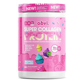 Super Collagen Protein Powder by Obvi - Birthday Cupcakes