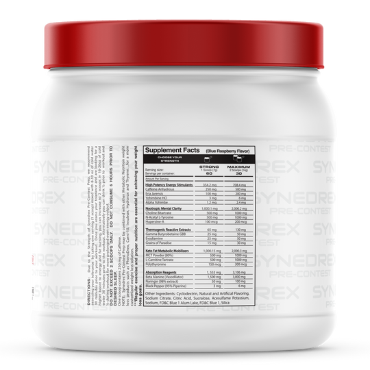 Metabolic Nutrition Synedrex Pre-Contest Prep Pre Workout