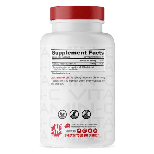 Metabolic Nutrition Vitamin C (90 Caps)