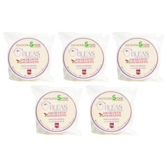 ConsciouSnack Obleas Amaranth Wafers by Snackever