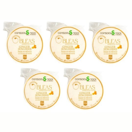 ConsciouSnack Obleas Amaranth Wafers by Snackever