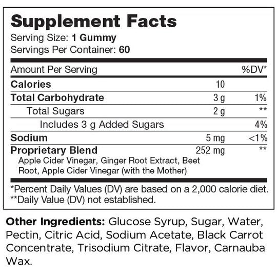 Chapter Six Apple Cider Vinegar Kosher Gummies by Zahler