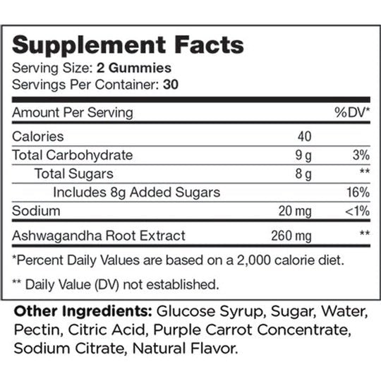 Chapter Six Kosher Ashwagandha Gummies by Zahler