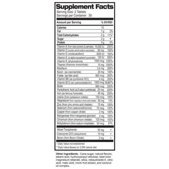Bariatric Complete All-in-One Chewable Multivitamin 60ct
