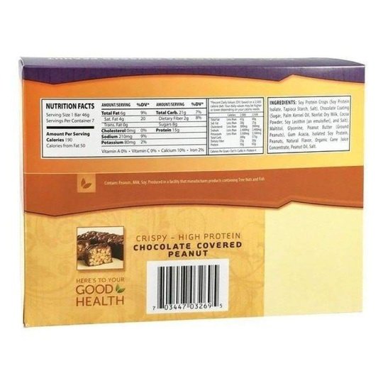 BariatricPal 15g Protein Bars - Chocolate Covered Peanut Dream Crispy Bar