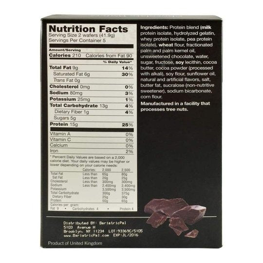 BariatricPal Square Protein Wafers