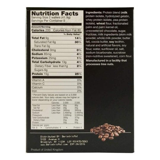 BariatricPal Square Protein Wafers