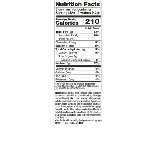 BariatricPal Square Protein Wafers