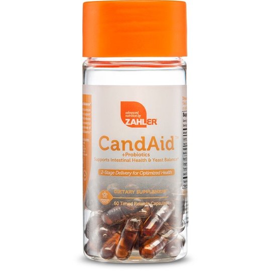 CandAid +Probiotics Kosher Capsules by Zahler
