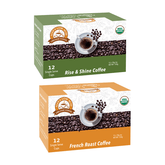 Alex's Low Acid Organic Coffee™ Caffeine Fiend K-Cup Variety Pack