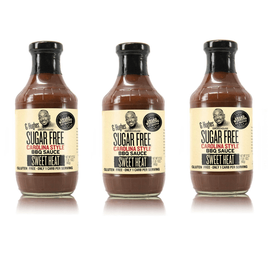G Hughes' Smokehouse Sugar-Free BBQ Sauce - Carolina Style Sweet Heat
