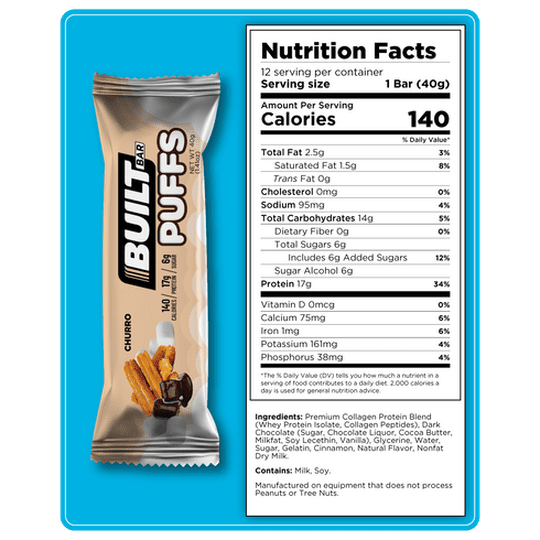 Built Bar Protein Puffs - Variety Pack