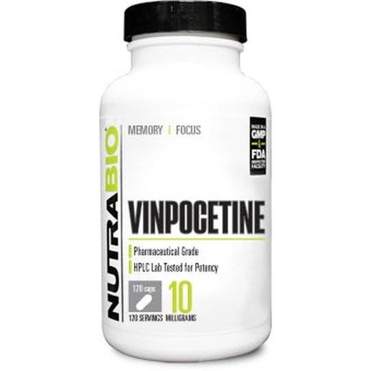 NutraBio Vinpocetine (120 Caps)