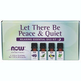 NOW Let There Be Peace & Quiet Relaxing Essential Oils Kit