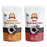 Alex's Low Acid Organic Coffee™ - Whole Bean Variety Pack (12oz)